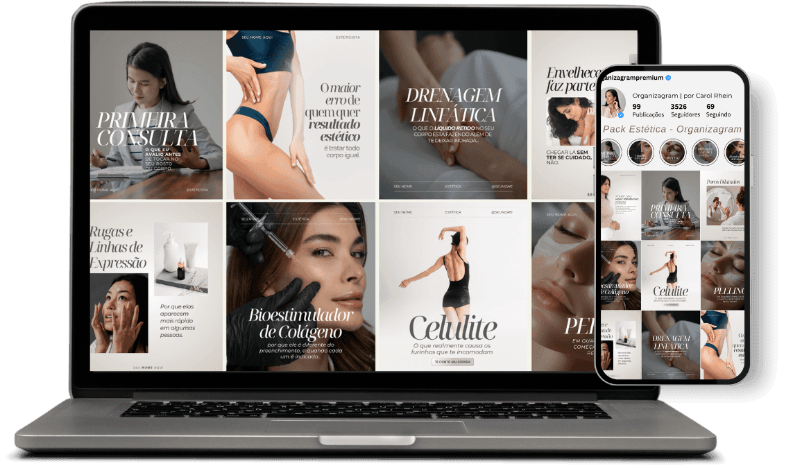 Pack Estética — Templates para Instagram